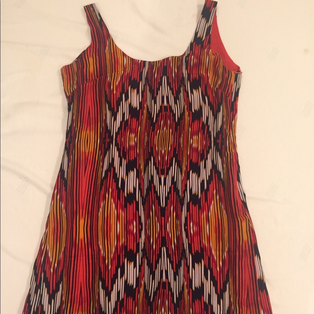Low Back Printed Dress